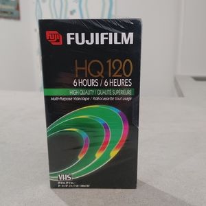 Brand new Fujifilm VHS tape